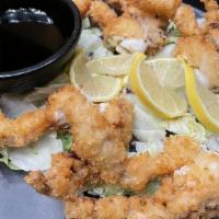 Soft Shell Crab · Whole soft shell crab is perfectly deep-fried and served with a light dipping sauce.