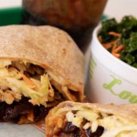 Earth Crunch Wrap Combo · A wrap filled with plant-based Beef tossed in Gochujang sauce, Sweet Slaw, and Crunchy Fried...