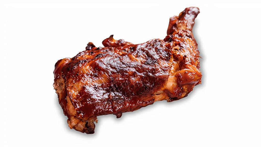 Kids' Bbq Roasted Chicken · Country-Roasted Chicken flame-kissed and slathered with Rich & Sassy®. Served with choice of one side.