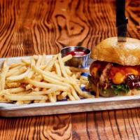 Texas Style Burger · Cheddar · BBQ & Bacon