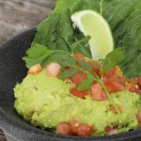 Regular Guacamole Salad · Made with fresh avocados, tomatoes, onions and fresh squeezed lime