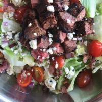 Classic Steakhouse · Iceberg Lettuce, Bacon, Tomatoes, Red Onions, Gorgonzola, Grilled Tenderloin with Blue Chees...