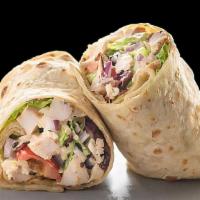 Chipotle Chicken · Romaine Lettuce, Bacon, Tomatoes, Monterey Jack Cheese, Red Onions, Cilantro, Grilled Chicke...