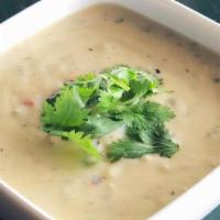 Cream Of Jalapeño Soup · A creamy blend of jalapeño peppers, garlic, bell peppers, onions and tomatoes with cool cila...