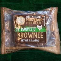 Peruvian Chocolate Brownie · Fudgy on the inside and chewy on the outside with big chunks of Peruvian chocolate for a del...