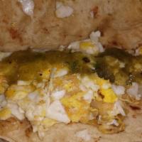 Migas · Crispy tortillas & onion scrambled with eggs
