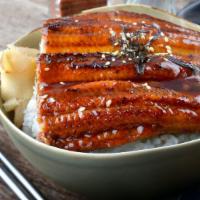 Unagi Bowl · A popular Japanese dish of high quality eel served with a side of white rice.