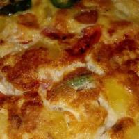 Byo Omelet · Build your own omelet from a variety of options. Served with choice of homemade potatoes or ...
