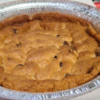 Huge Chocolate Chip Cookie  · A giant 1/2 pound fresh baked to order (warning, this has a 15-minute cook time, but it's wo...