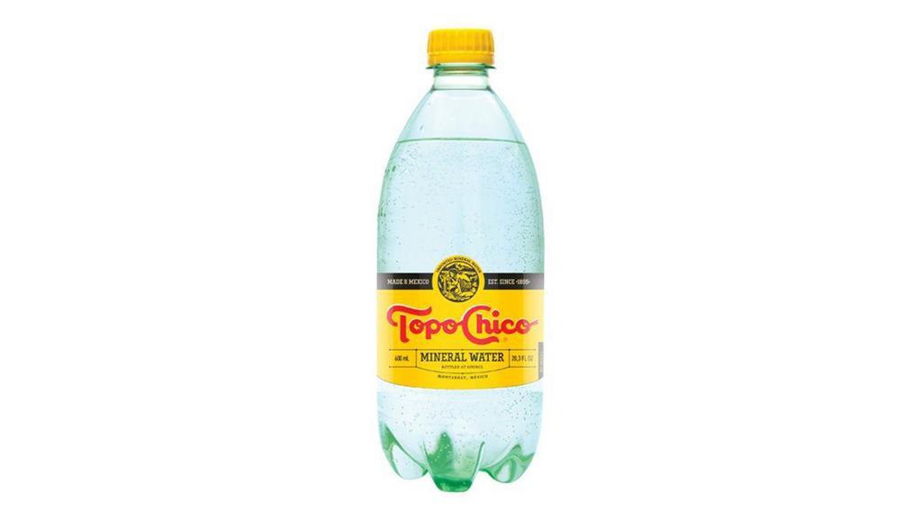 Sparkling Water · Topo Chico sparkling mineral water.