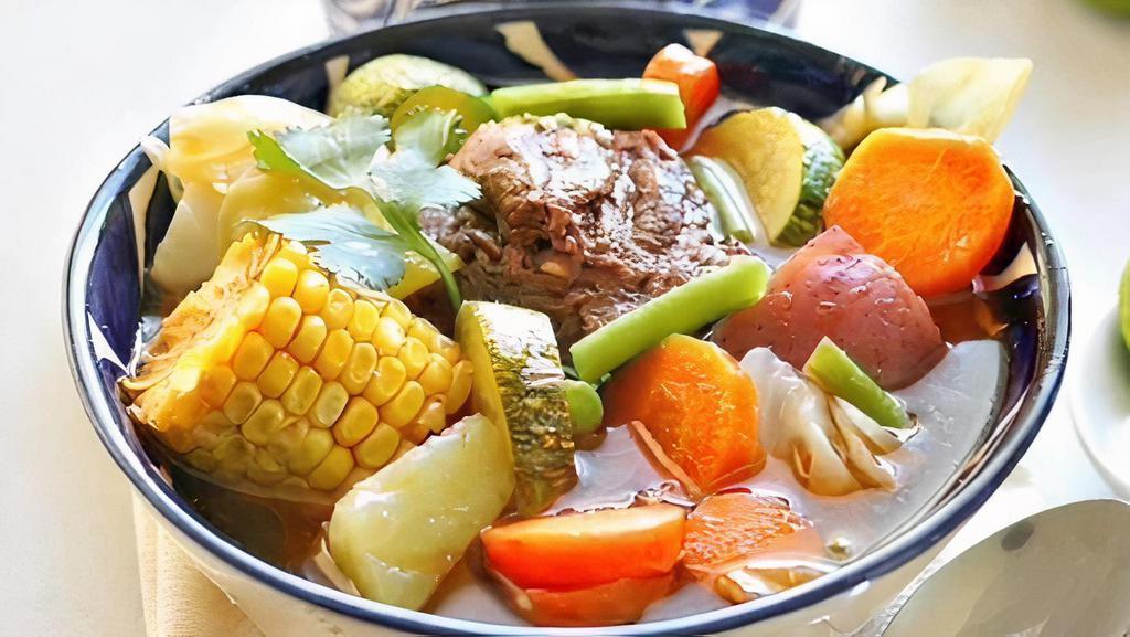 Caldo De Res/Beef · 32 OUNCES LARGE CONTAINER WITH BEEF SOUP.