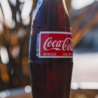 Mexican Glass  Coca Cola Half Liter  · 