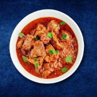 Lamb Vindaloo · A special from the coastal state of Goa, boneless chunks of lamb, slow cooked in a hot and t...