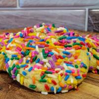 Celebrate Cookie · Celebrate with our small size sugar cookies loaded with rainbow sprinkles. 1.5 oz.