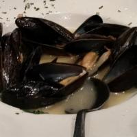 Mussels Marinara (8) · Sauteed in garlic with marinara.