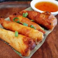 Chicken & Shrimp Roll (Goong Ka-Bok) · with pickled plum sauce.