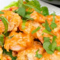 Bam Bam Shrimp · crispy shrimp with a sweet-spicy Sriracha glaze