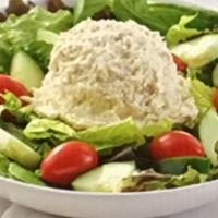 Salads - Tuna Salad On A Garden · A scoop of our chicken salad served on a small garden salad