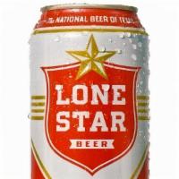 Lone Star · 12oz Bottle. Must be 21 to order, have your ID ready. . Must be ordered with food for ToGo.....