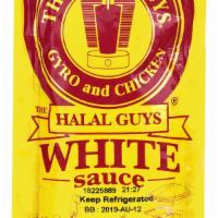 White Sauce Packet To-Go · Allergen: Contains Egg and Soy