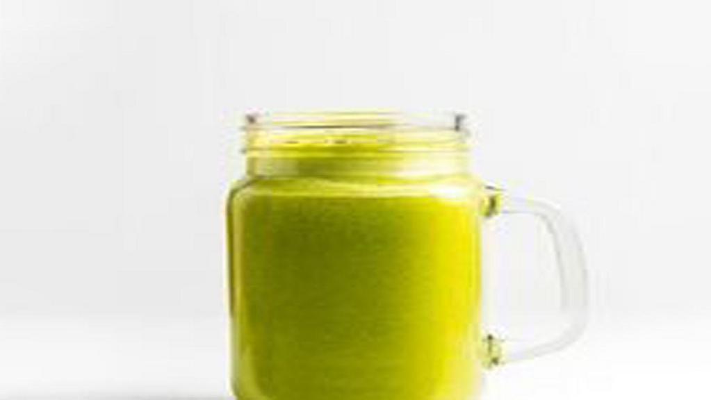 Kale Mixer · 16 oz. Apple, Kale, Celery, Lemon & Orange.