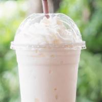 Creamscicle (Cream Frappe) · A coffee free, sweet and creamy frozen drink made with whole milk and topped with whipped cr...