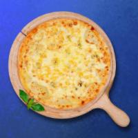 Cheese Champion Pizza · Thin crust classic cheese pizza on the cheese pizza base.