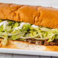 Torta · Mexican Sandwich served with meat of choice, cheese, lettuce, tomato, Avocado and sour cream