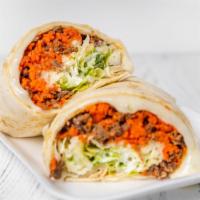 Quesarito · quesadilla wrapped burrito with double the cheese, meat and flavor