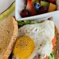 L.T.E · The classic BLT plus an over-hard grade AA egg, with pimento cheese spread on artisan whole-...
