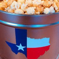 Texas Popcorn Tin · Made in Texas with a whole lot of love.  Our Texas tin is filled with our famous Dallas mix ...