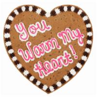 Heart Shaped Cookie Cake Large · Cookie cake comes in red heart box