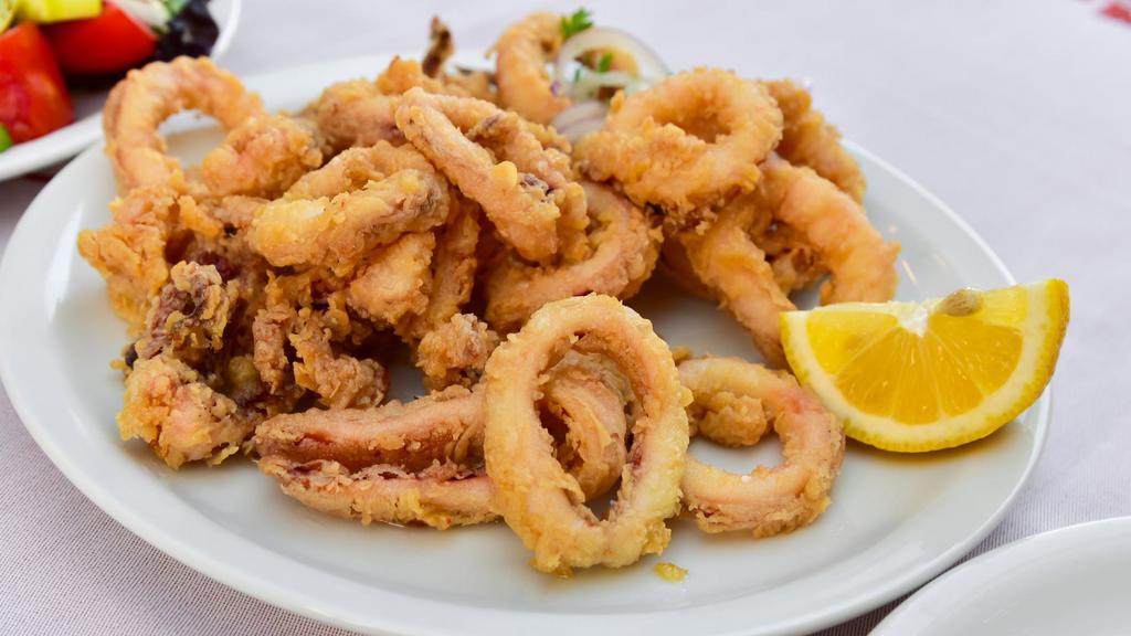 Fried Calamari · Served with marinara dip.