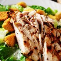Grilled Chicken Caesar · Classic Caesar Salad with Grilled Chicken.
