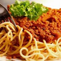 Spaghetti And Meat Sauce · 