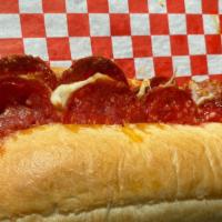 Pepperoni Lovers Sub · A crunchy savory pepperoni sub with pizza sauce, pepperoni, & cheese.