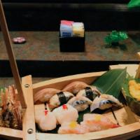 Sushi Mua Omakase · 10 pieces sushi of chef's choice.

Consuming raw or undercooked meats, poultry, seafood, she...
