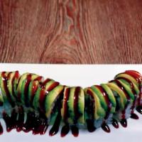 Caterpillar Roll · Eel roll topped with avocado with eel sauce.

Consuming raw or undercooked meats, poultry, s...