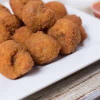 Fried Mushrooms · Breaded mushrooms served with ranch dressing.