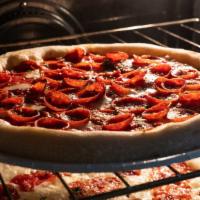 Take & Bake Pepperoni · *UNCOOKED* Take & Bake pizza with mozzarella, tomato sauce, pepperoni