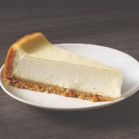 Cheesecake (Plain) · A rich, creamy cheesecake with a graham cracker crust.