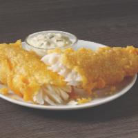 Batter Dipped Fish (2 Pieces) · Add two pieces of our famous batter dipped fish to any meal.
