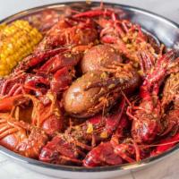 3 Lb Crawfish Special  · 3 lb Crawfish special (basically 2lb get 1 lb free). With corn and potatoes