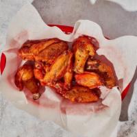 Buffalo Wings · 6 pieces. Buffalo wings. Contains nightshades. We cannot make substitutions.