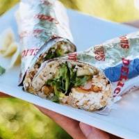 Seafood Wrap · Tempura shrimp, snow crab, avocado, cucumber and field greens wrapped in soy paper and spicy...