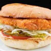 Fried Chicken Sandwich Reg Or Spicy · Breaded Chicken Fried &Served on Bun with Special Mayonnaise, Lettuce & Pickles.