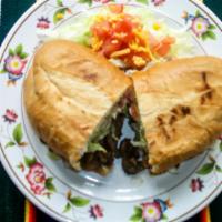 Torta Sandwich · Your choice of Meat on Toasted French Bread with Mayonnaise, Refried Beans, Lettuce, Tomato,...