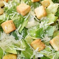 Classic Caesar Salad · Romaine lettuce, Caesar dressing, croutons and parmesan cheese.