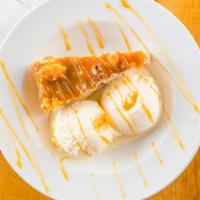 Apple Pie · With vanilla ice cream.