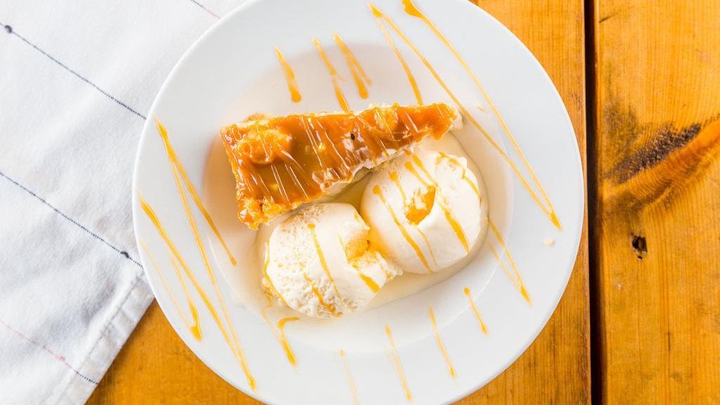 Apple Pie · With vanilla ice cream.